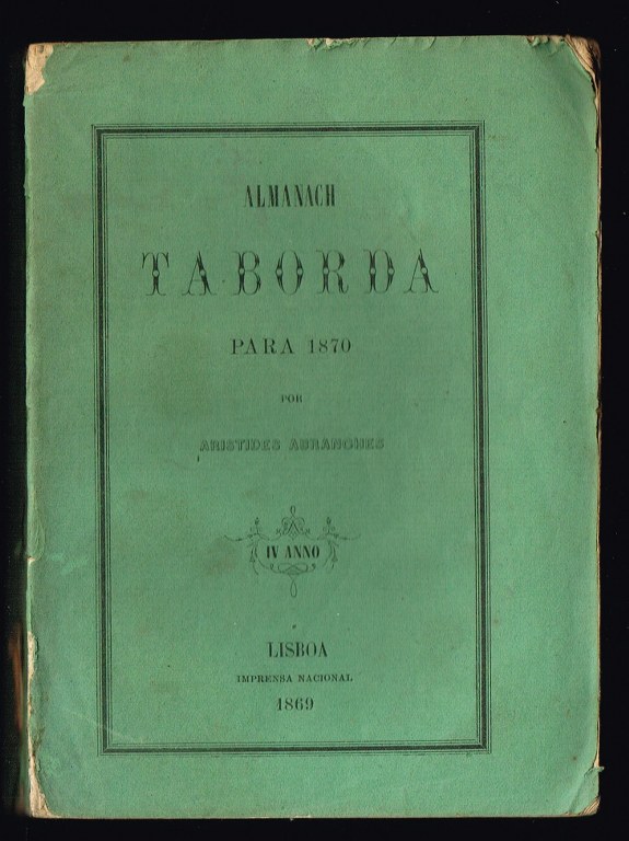 ALMANACH TABORDA para 1870 (IV Ano)